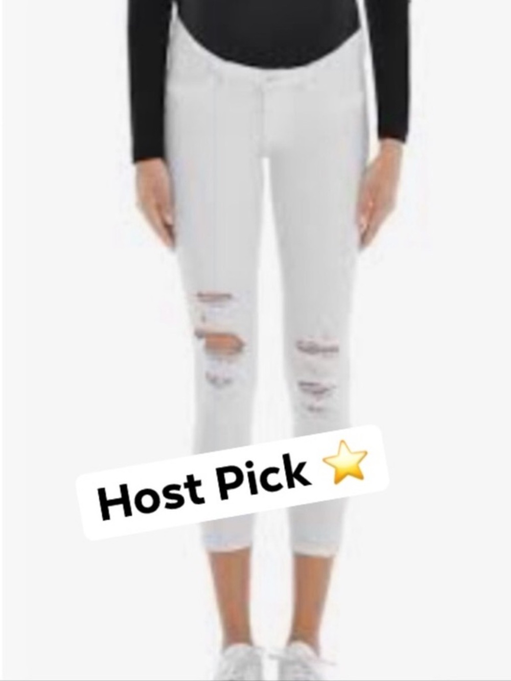 NWT J Brand Mama J Maternity Capri Jean